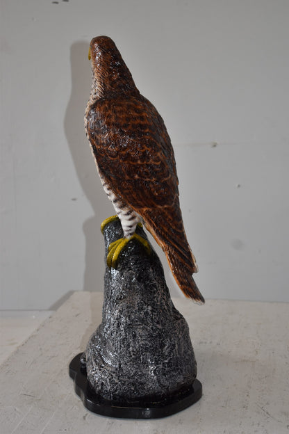 Eagle Standing on a Rock Looking for Prey Size: 10" x 13" x 22"H