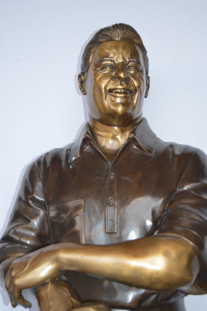 Golfer Ken Venturi Giant Bronze Statue -  Size: 32"L x 30"W x 80"H.