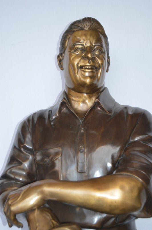 Golfer Ken Venturi Giant Bronze Statue -  Size: 32"L x 30"W x 80"H.