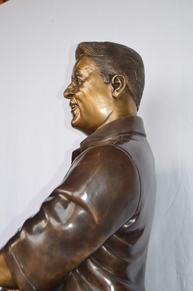 Golfer Ken Venturi Giant Bronze Statue -  Size: 32"L x 30"W x 80"H.