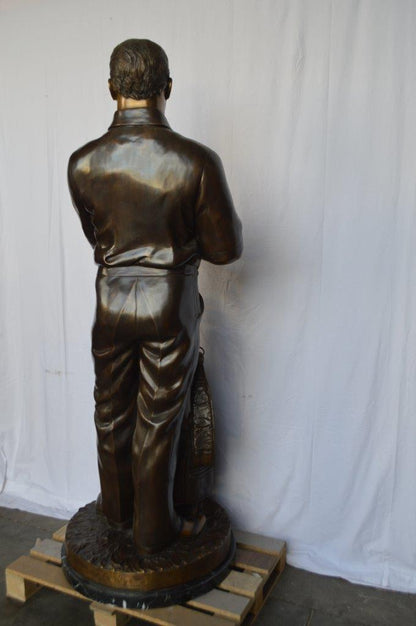 Golfer Ken Venturi Giant Bronze Statue -  Size: 32"L x 30"W x 80"H.