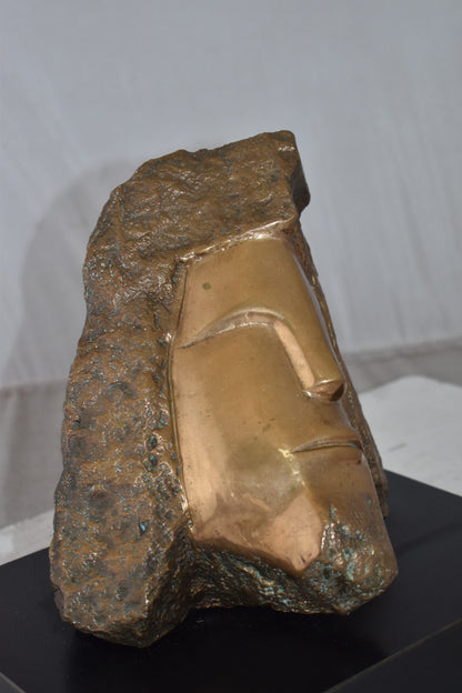 Original Marilyn Newman Bronze Statue Titled the Pharoah Size: 40" x 27" x 23"H