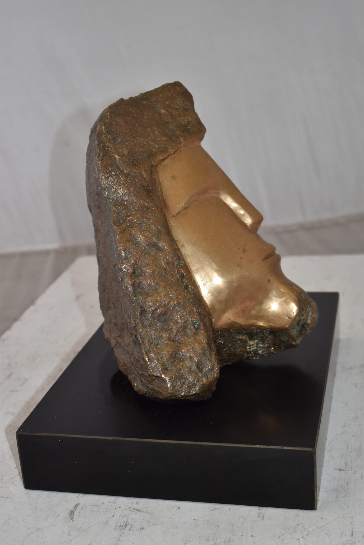 Original Marilyn Newman Bronze Statue Titled the Pharoah Size: 40" x 27" x 23"H