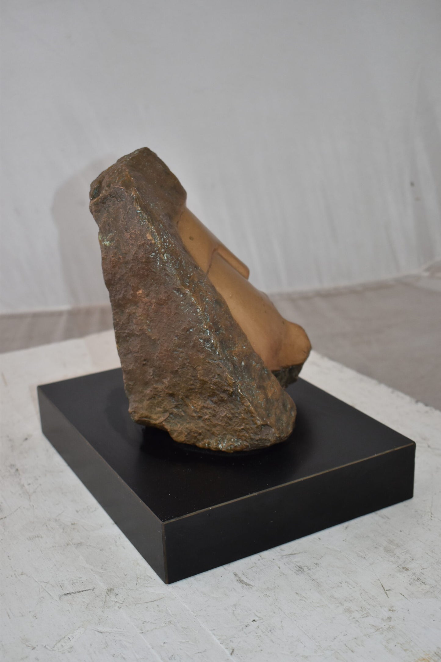 Original Marilyn Newman Bronze Statue Titled the Pharoah Size: 40" x 27" x 23"H