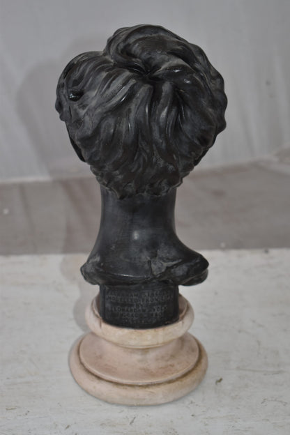 Replica of Abraham Lincoln by Leonardo Volk Plaster Cast Statue  6" x 7" x 13"H