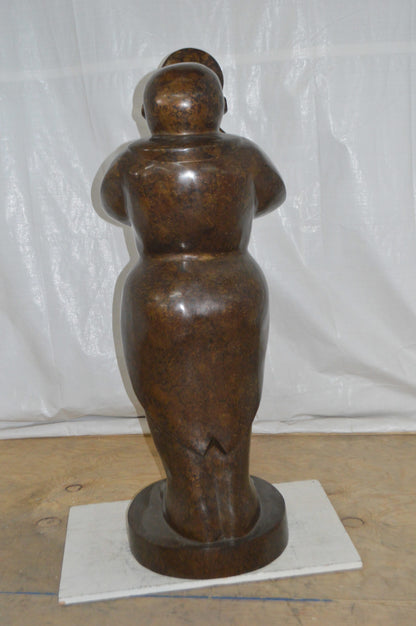 Musician playing the trumpet bronze statue -  Size: 24"L x 20"W x 56"H.