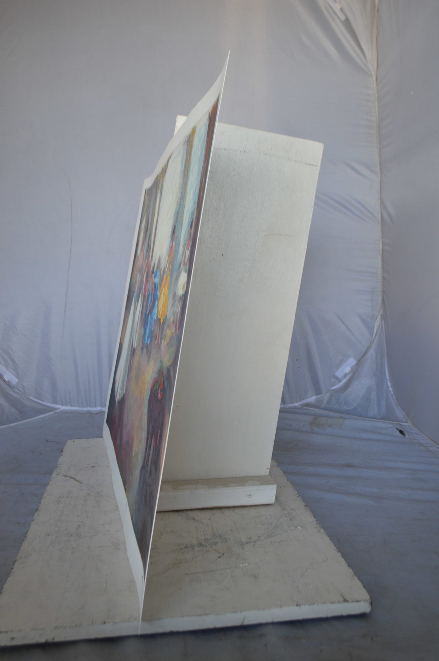 Dancing Lesson serigraph by Hedva Firenci -  Size: 33"L x 25"W
