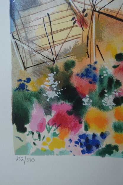 Piano and Strings Serigraph by Michael Rozenvain -  Size: 18"L x 13"W