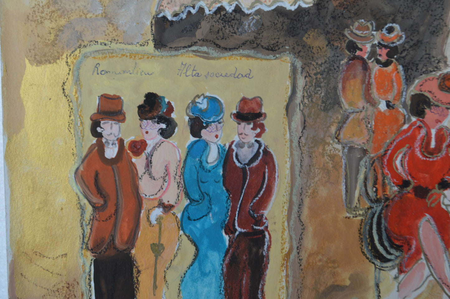 Romantica serigraph by Zule Moskowitz -  Size: 18"L x 24"W
