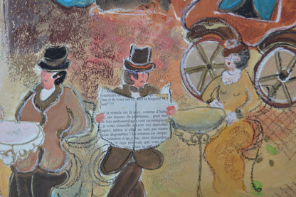 Romantica serigraph by Zule Moskowitz -  Size: 18"L x 24"W