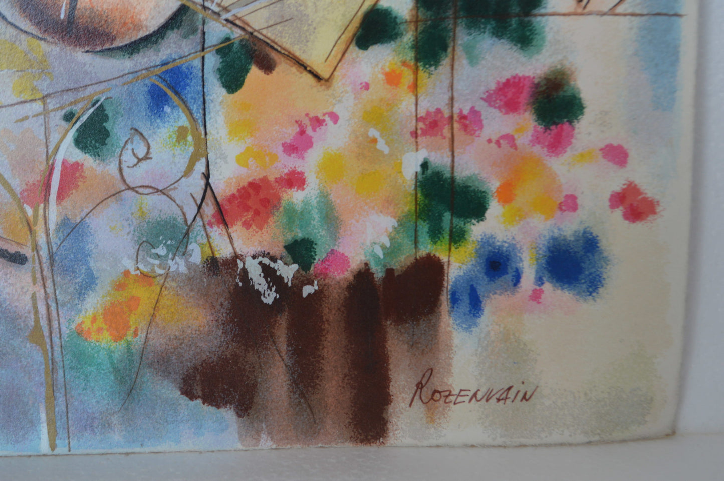 The Symphony Serigraph by Michael Rozenvain -  Size: 16"L x 18"W