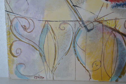 The Symphony Serigraph by Michael Rozenvain -  Size: 16"L x 18"W