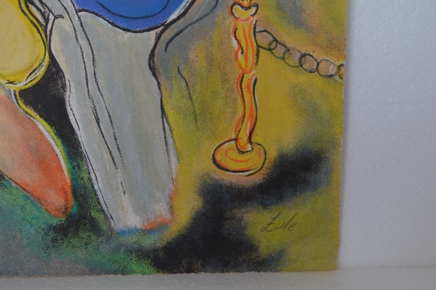 A Couple serigraph by Zule Moskowitz -  Size: 24"L x 40"W