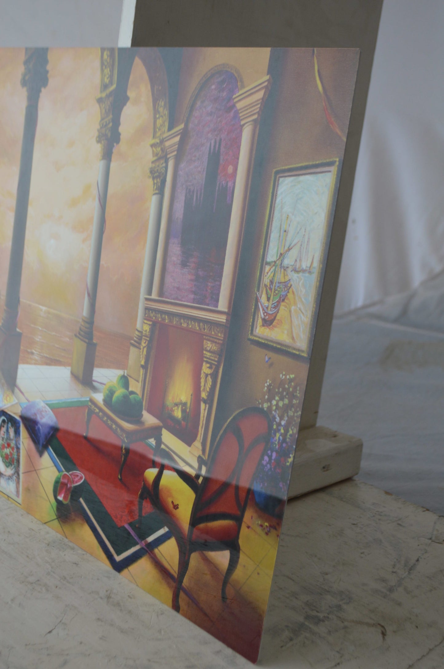 Orlando Quevedo Sunrise, Painting on aluminum -  Size: 16"L x 20"W