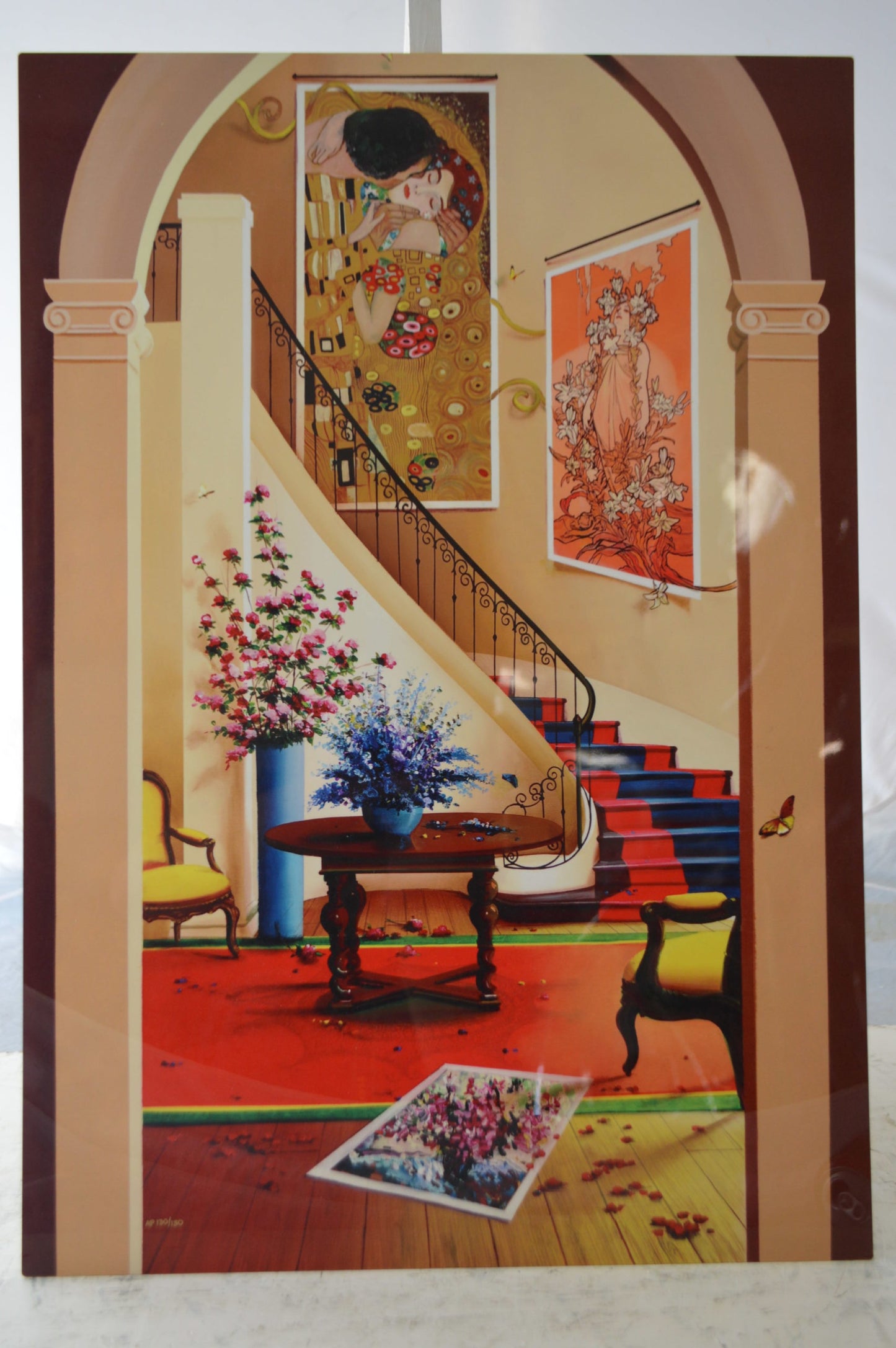 Orlando Quevedo Happiness, Painting on aluminum -  Size: 27"L x 19"W