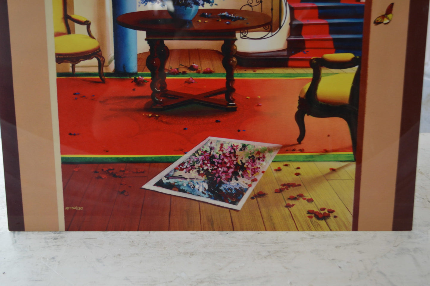 Orlando Quevedo Happiness, Painting on aluminum -  Size: 27"L x 19"W