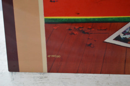 Orlando Quevedo Happiness, Painting on aluminum -  Size: 27"L x 19"W