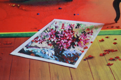 Orlando Quevedo Happiness, Painting on aluminum -  Size: 27"L x 19"W