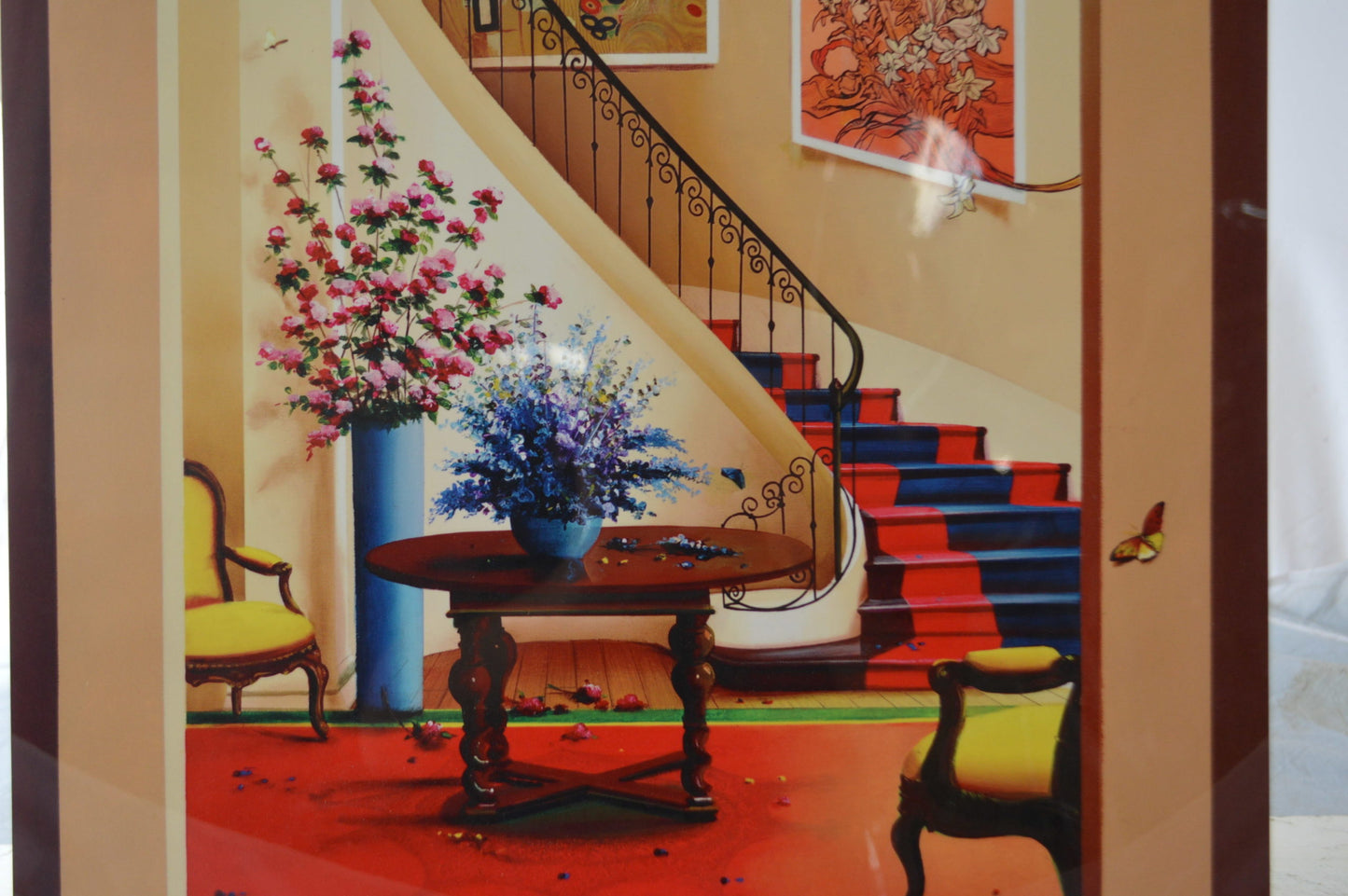 Orlando Quevedo Happiness, Painting on aluminum -  Size: 27"L x 19"W