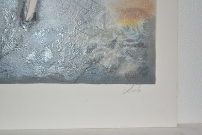 Boea Cafe serigraph by Zule Moskowitz  -  Size: 31"L x 23"W