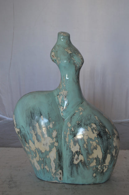 Resin sculpture of a Women body - modern art -  Size: 13"L x 6"W x 20"H.