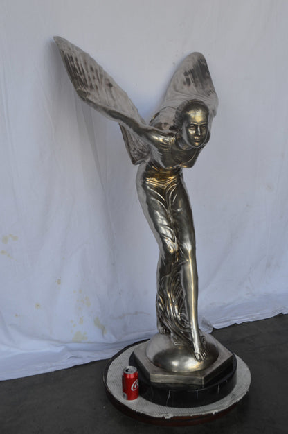 Giant Rolls Royce bronze statue - Size: 30"L x 36"W x 57"H.