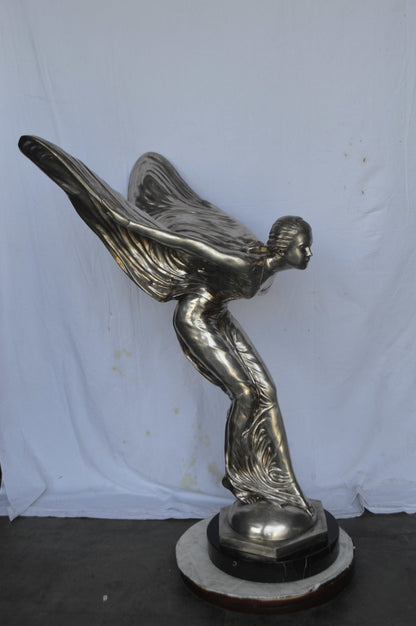 Giant Rolls Royce bronze statue - Size: 30"L x 36"W x 57"H.