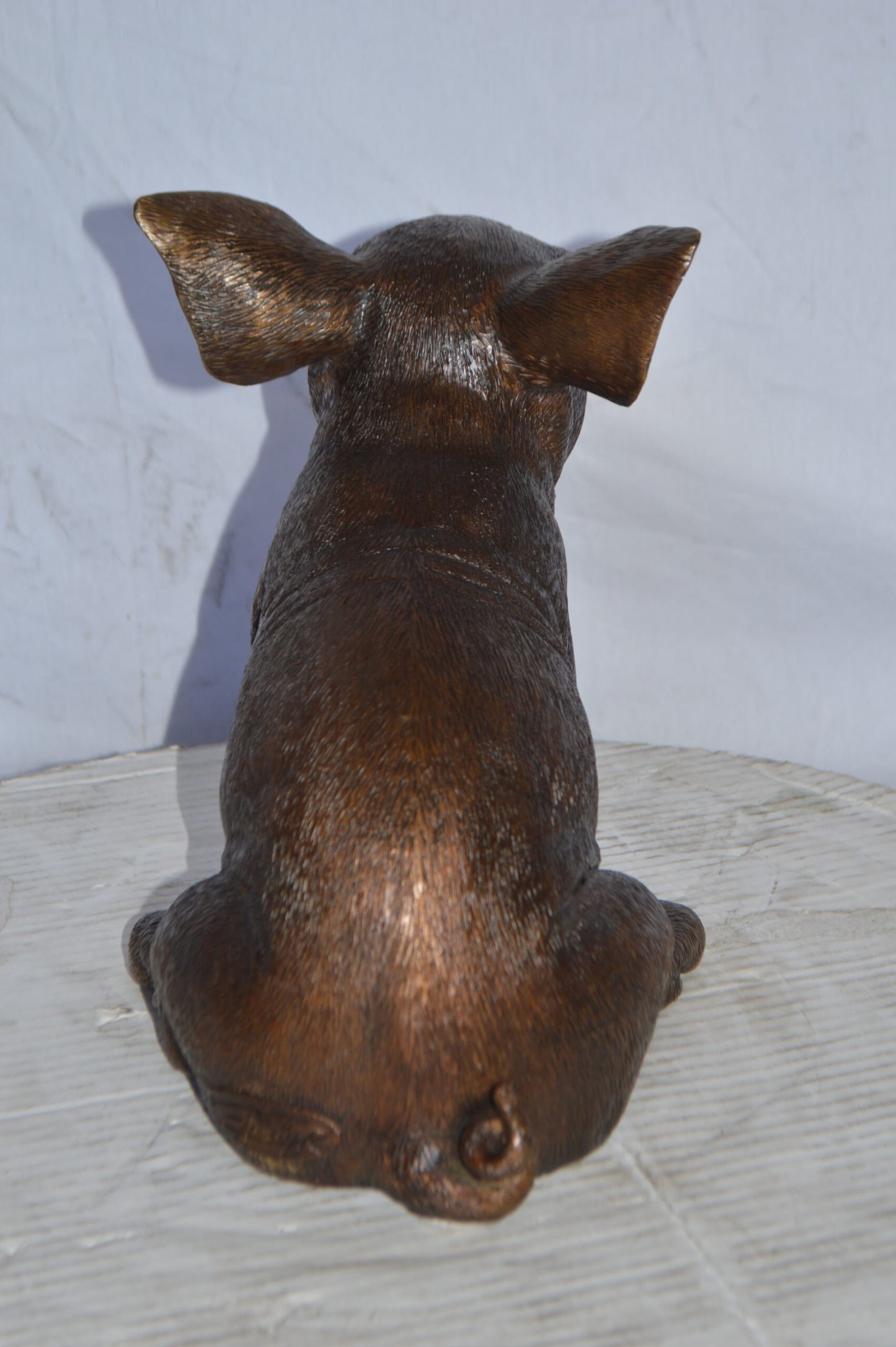 Pig – Piglet Bronze Statue - Size: 14"L x 10"W x 12"H.