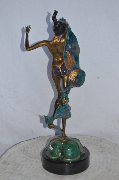 Exotic Dancer Bronze Statue Sergey Kazaryn Original - Size: 11"L x 8"W x 24"H.