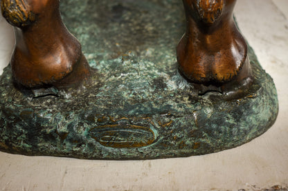 Standing Pony Made of Bronze Statue 47" x 12" x 48"H