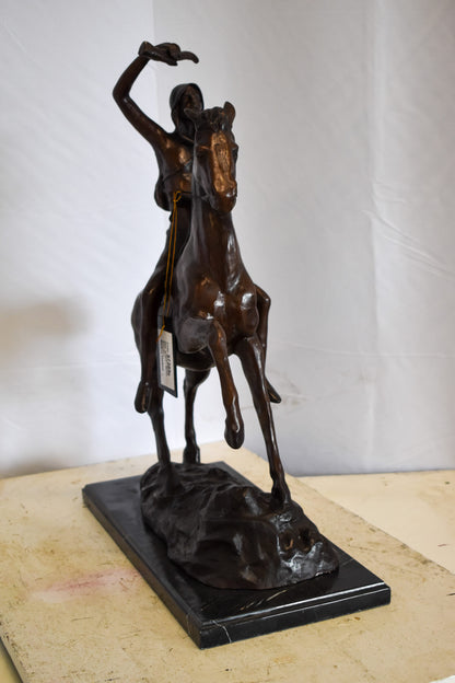 Remington Replica of The Scalp Bronze Statue 22" x 6" x 26"H