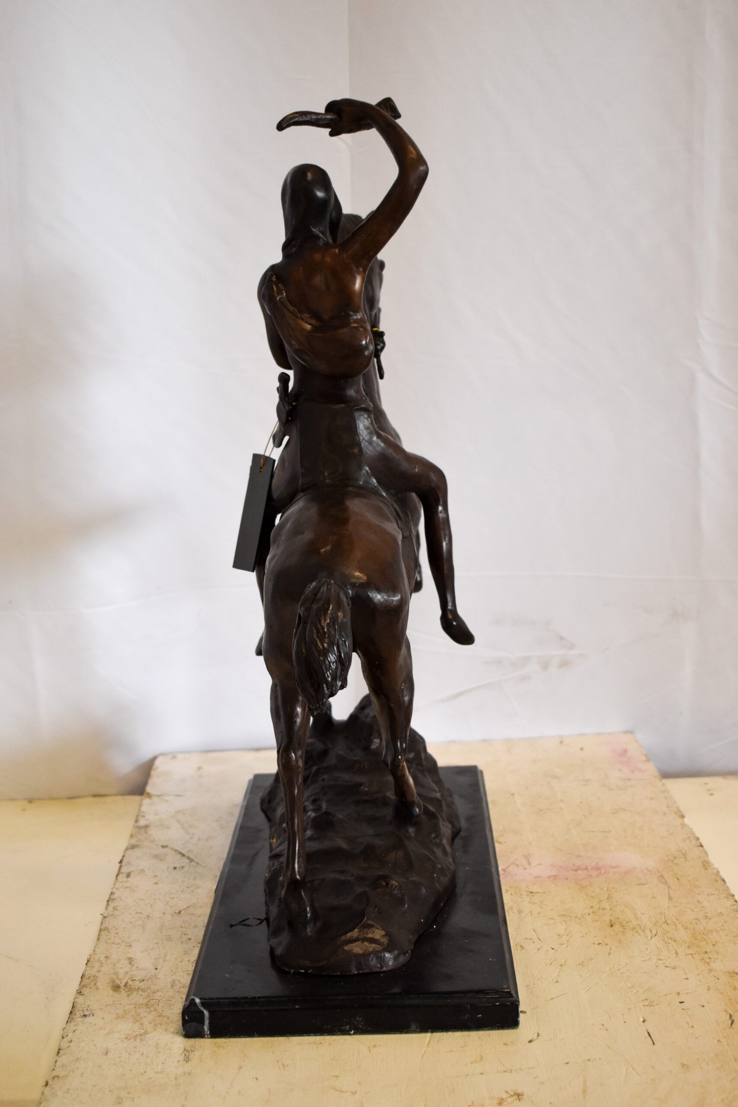 Remington Replica of The Scalp Bronze Statue 22" x 6" x 26"H