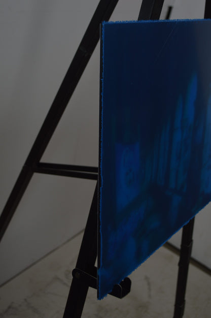 Orlando Quevedo Medium Jerusalem on Acrylic - Size: 30"L x 20"W