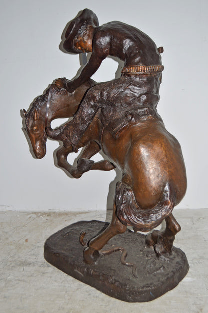 Giant Rattlesnake A Frederic Remington Replica Size: 36" x 30" x 60"H