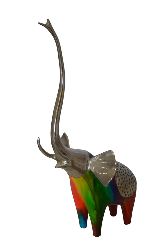 Elephant by Liliana Mendez -  Size: 10"L x 9"W x 20"H. 