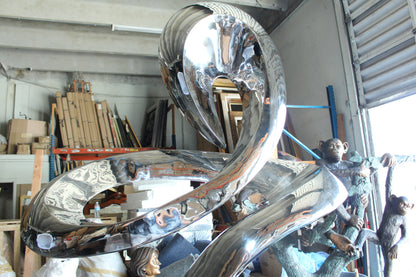 Modern arts - large statue - CC1 -  Size: 52"L x 26"W x 94"H. 