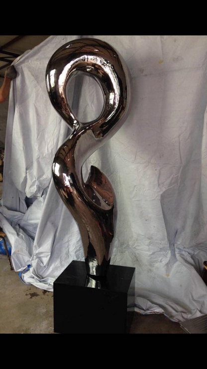 Modern arts - large statue - CC2 -  Size: 20"L x 20"W x 98"H. 