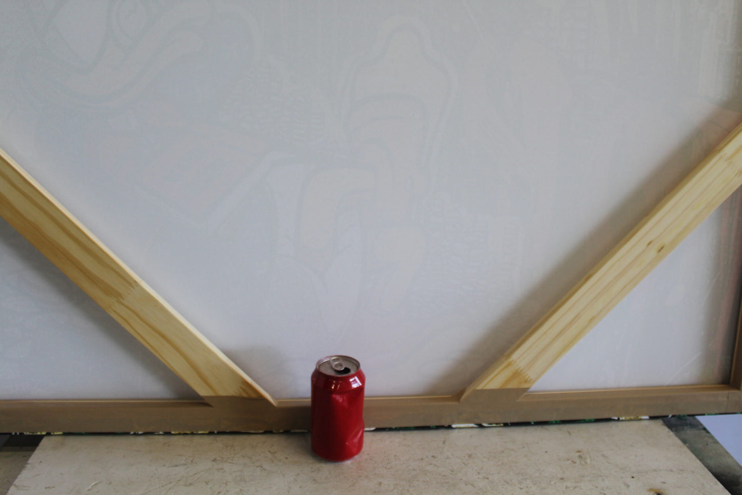 Giant Canvas of Donald Duck in NYC Stretched Ready to Hang Painting 70 x 45