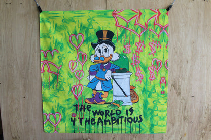 Giant Modern Donald Duck Unframed Rolled Canvas 52 x 54