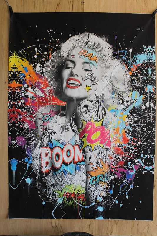 Giant Marilyn Monroe Popart Canvas  52 x 74