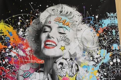 Giant Marilyn Monroe Popart Canvas  52 x 74