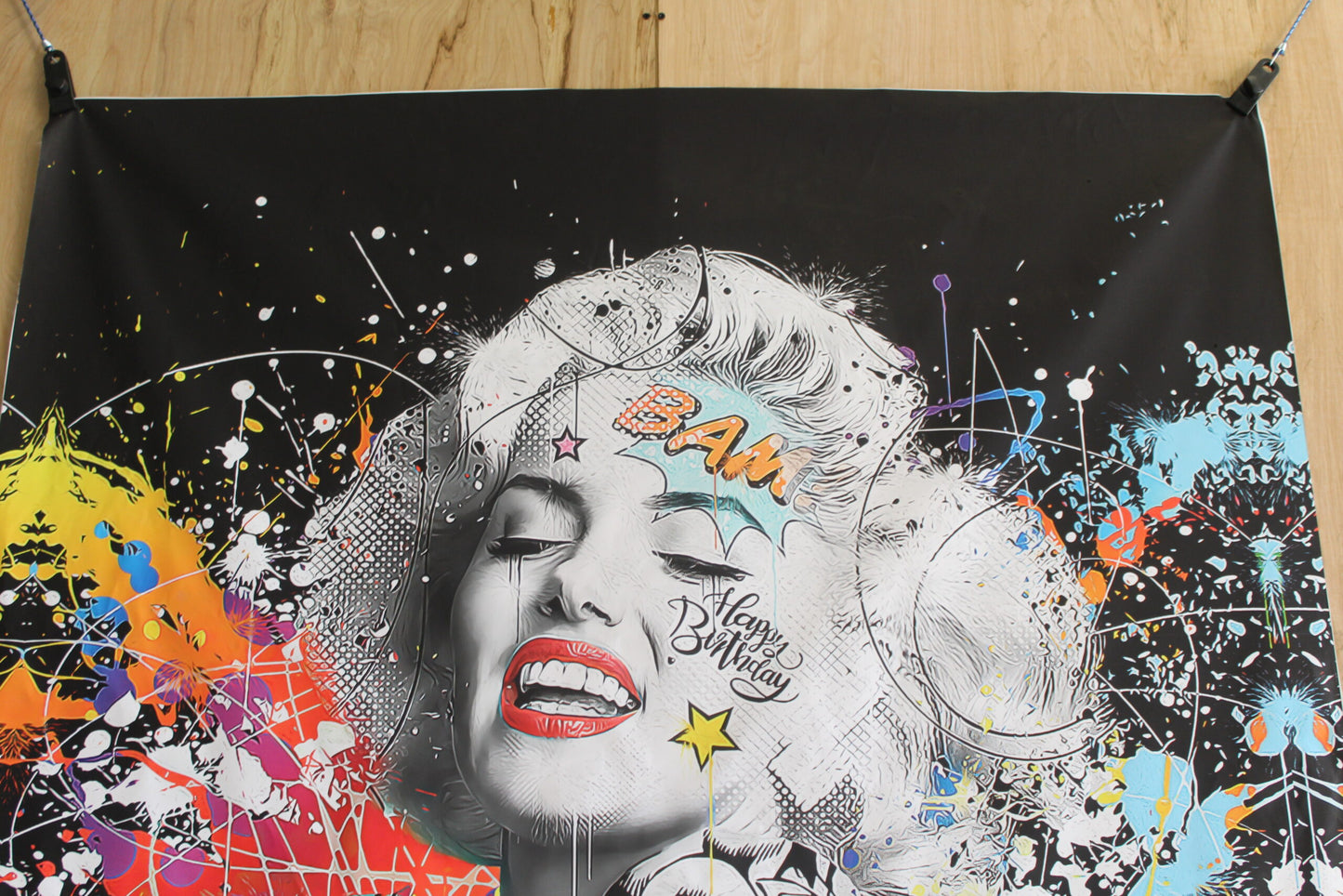 Giant Marilyn Monroe Popart Canvas  52 x 74