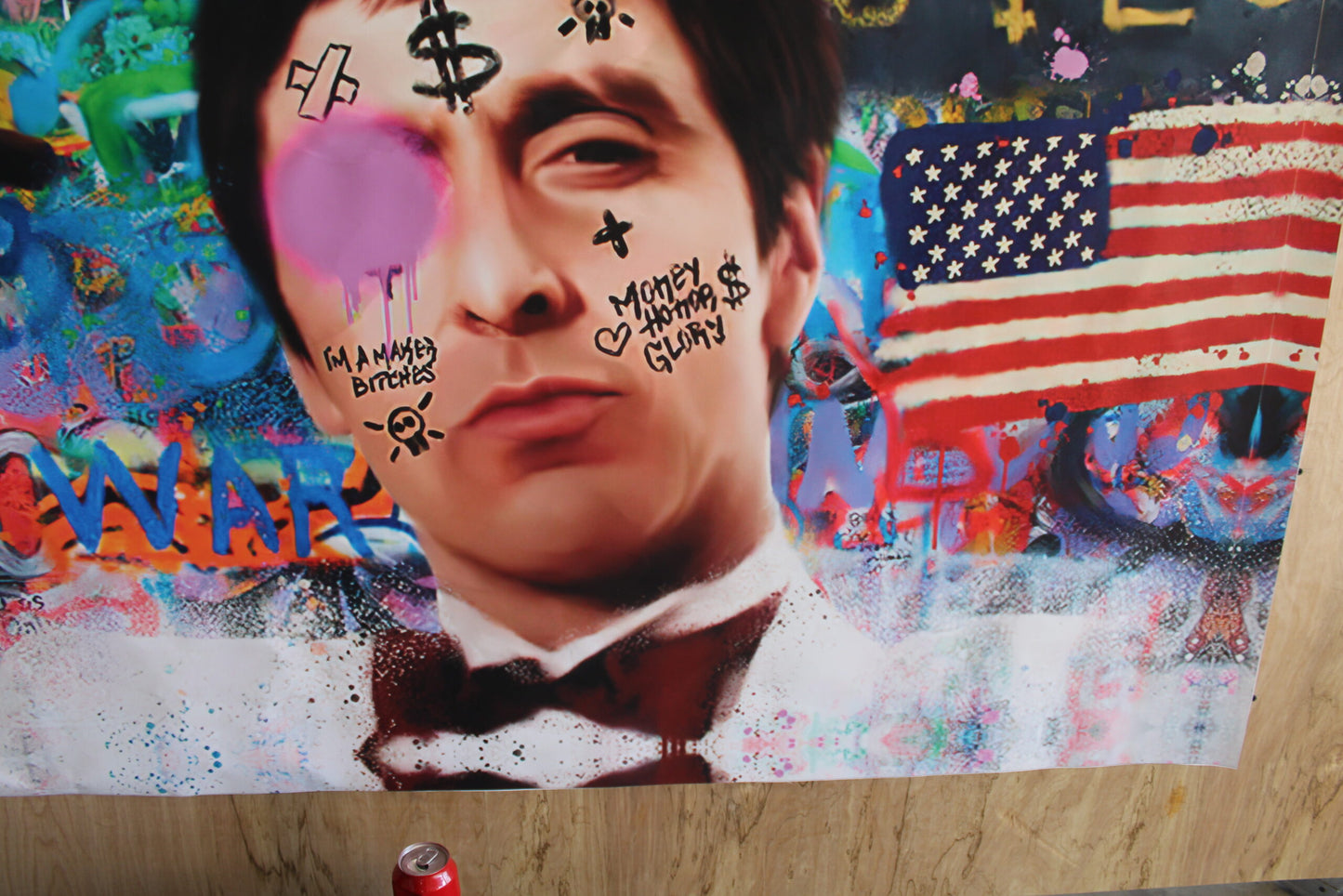 Giant Canvas of Al Pacino Unframed Ship rolled 52 x 75