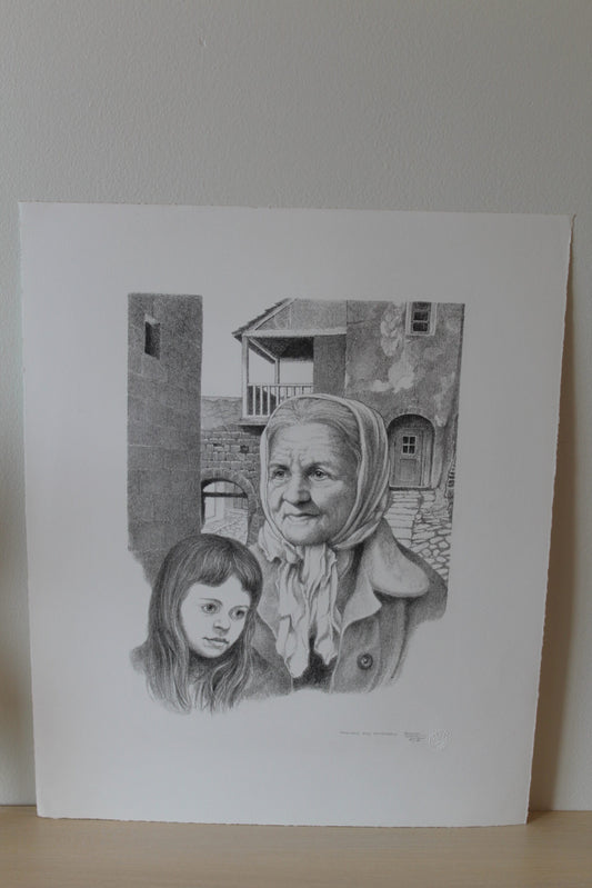 Tomorrows and Yesterdays by Emanuel Schary Lithograph 10 x 14