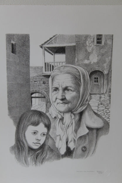 Tomorrows and Yesterdays by Emanuel Schary Lithograph 10 x 14