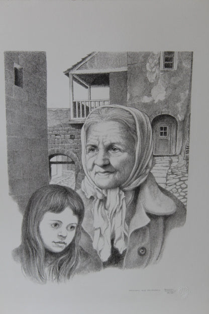 Tomorrows and Yesterdays by Emanuel Schary Lithograph 10 x 14
