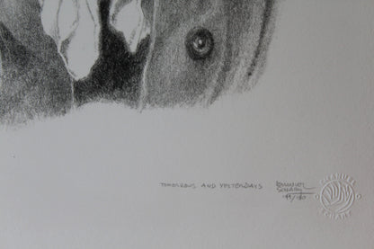 Tomorrows and Yesterdays by Emanuel Schary Lithograph 10 x 14