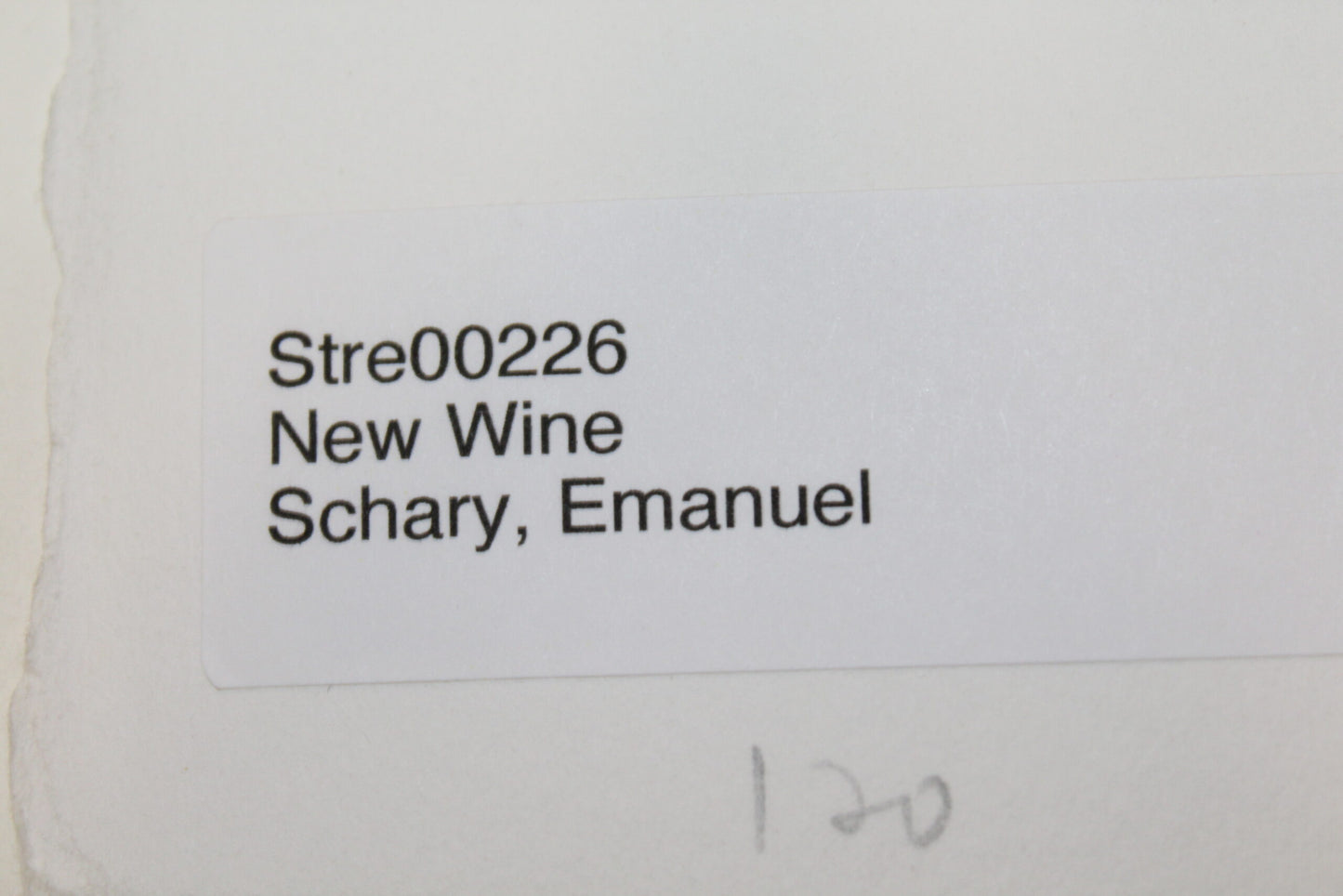 New Wine by Emanuel Schary Lithograph 10 x 14