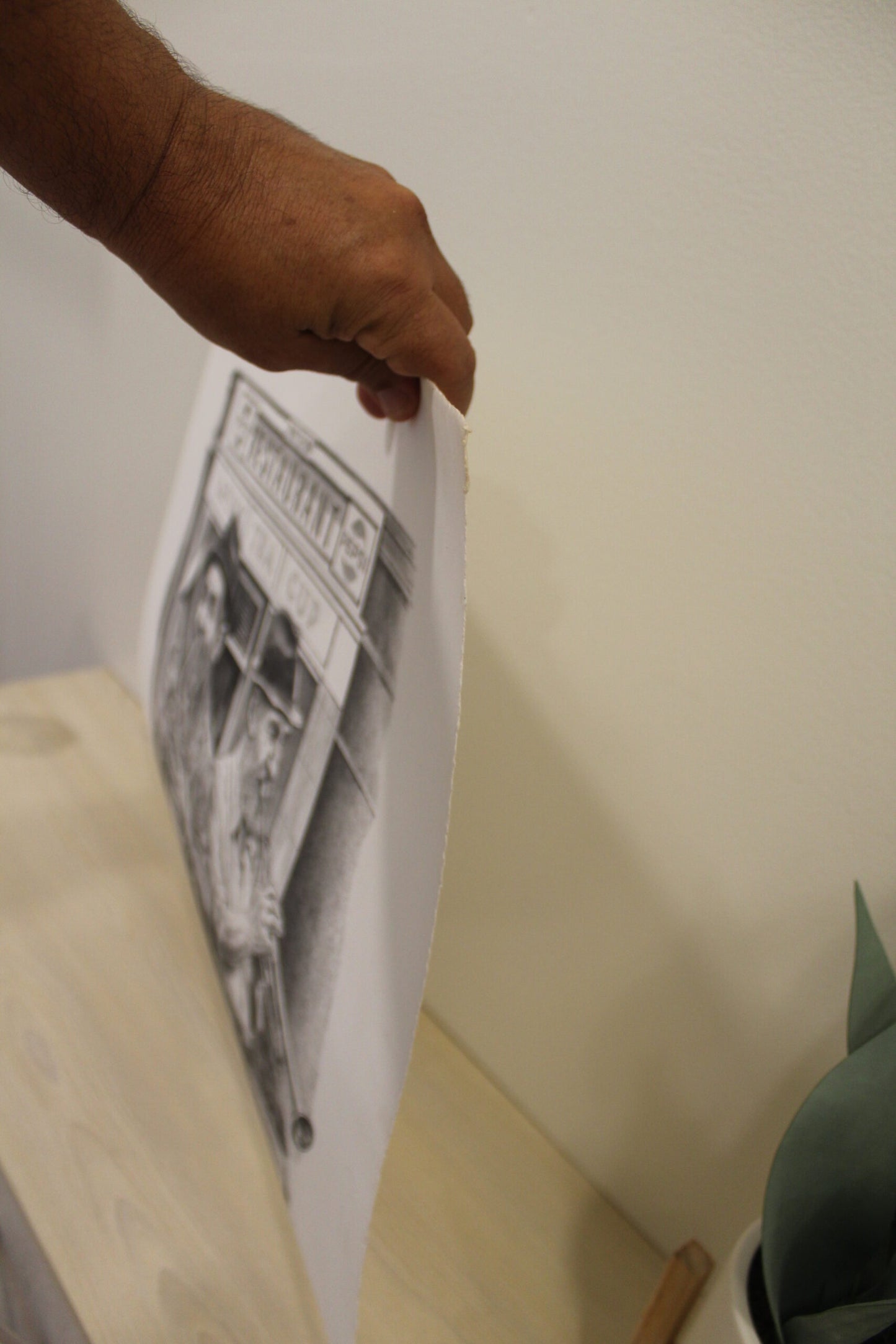 Brass Band by Emanuel Schary Black and White Lithograph 18 x 14