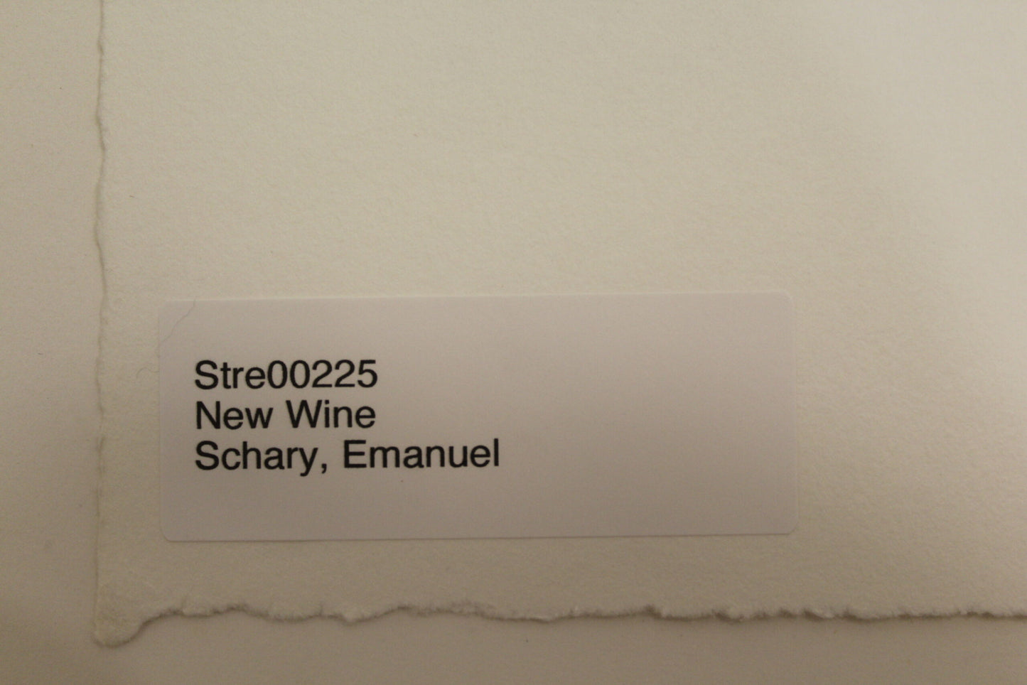 New Wine by Emanuel Schary Lithograph 10 x 14